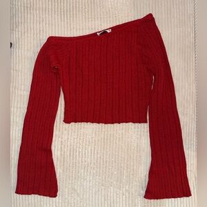 Princess Polly Red Santorini Knit Top